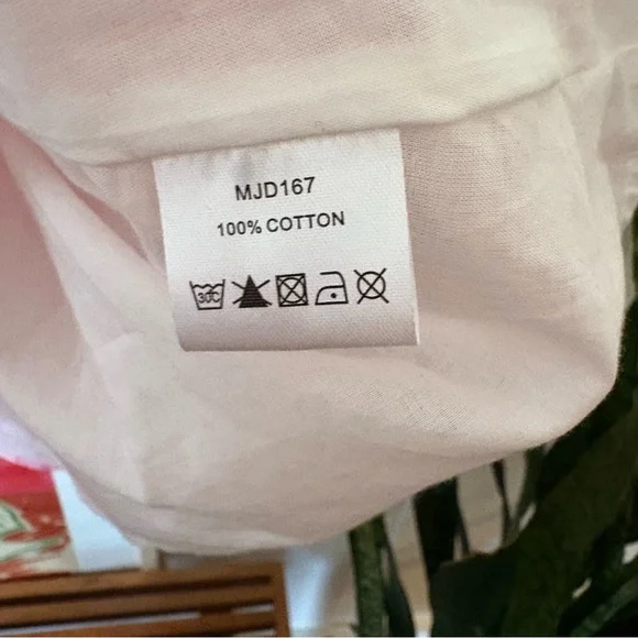 Euc shop the mint Pink Floral puff Sleeve Dress size large - Picture 4 of 5